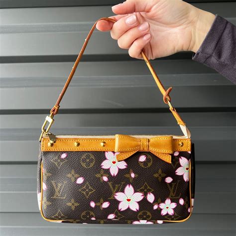 louis vuitton murakami cherry blossom pochette accessoires|Louis Vuitton handbags.